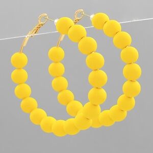 Clay Bead Ball Hoops